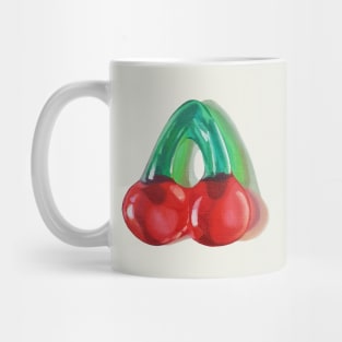 BFFs - cherry gummy candy painting (no background) Mug